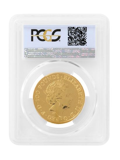 PCGS 2017 1oz Gold Queen's Beast 'Griffin' MS70