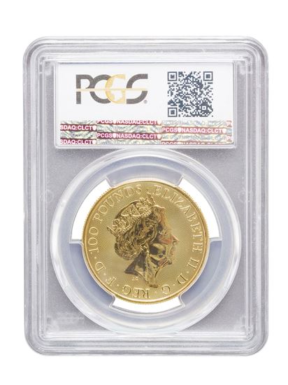 PCGS 2017 1oz Gold Queen's Beast 'Dragon' MS68