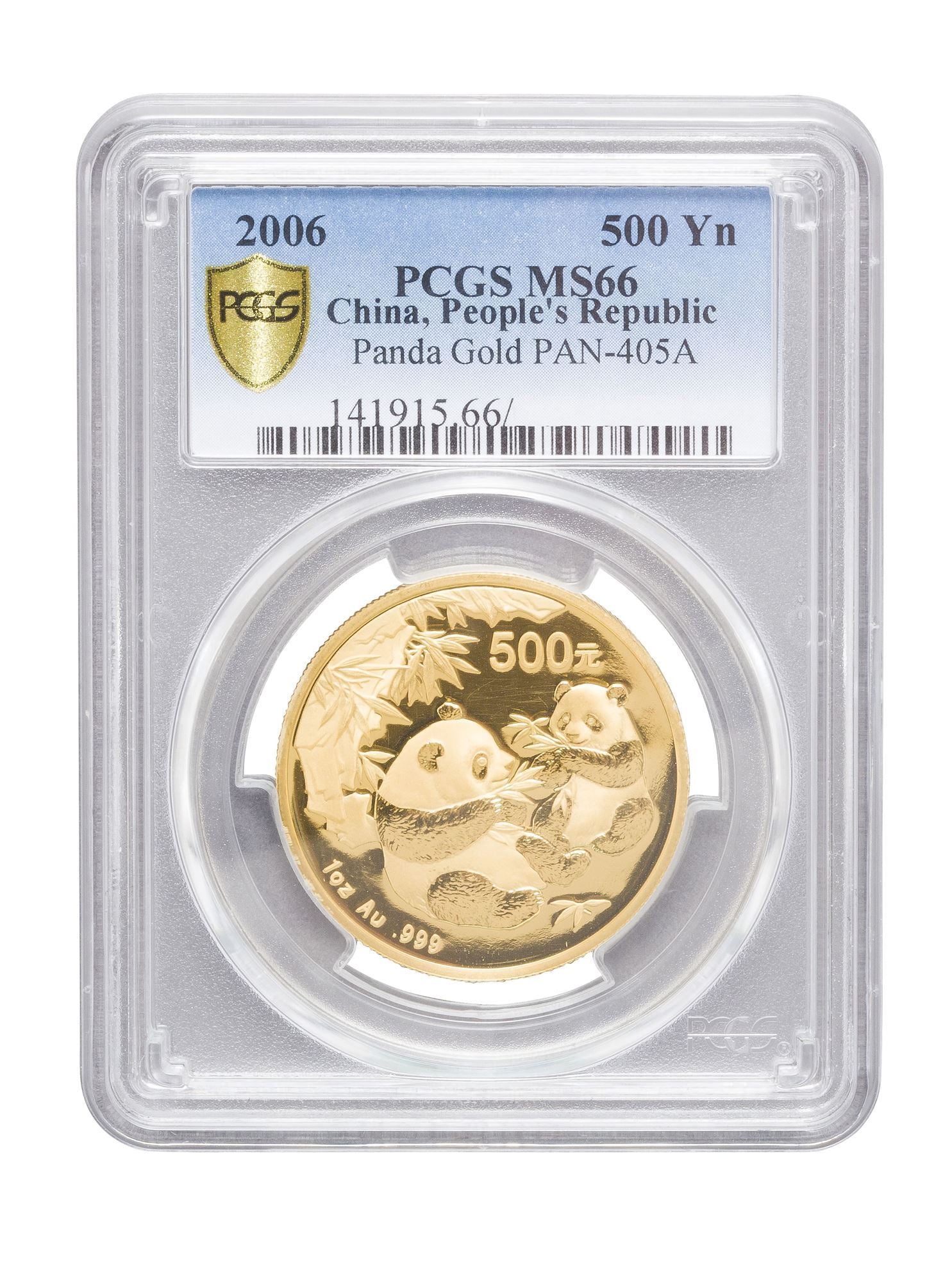 PCGS 2006 1oz Gold Chinese Panda MS66