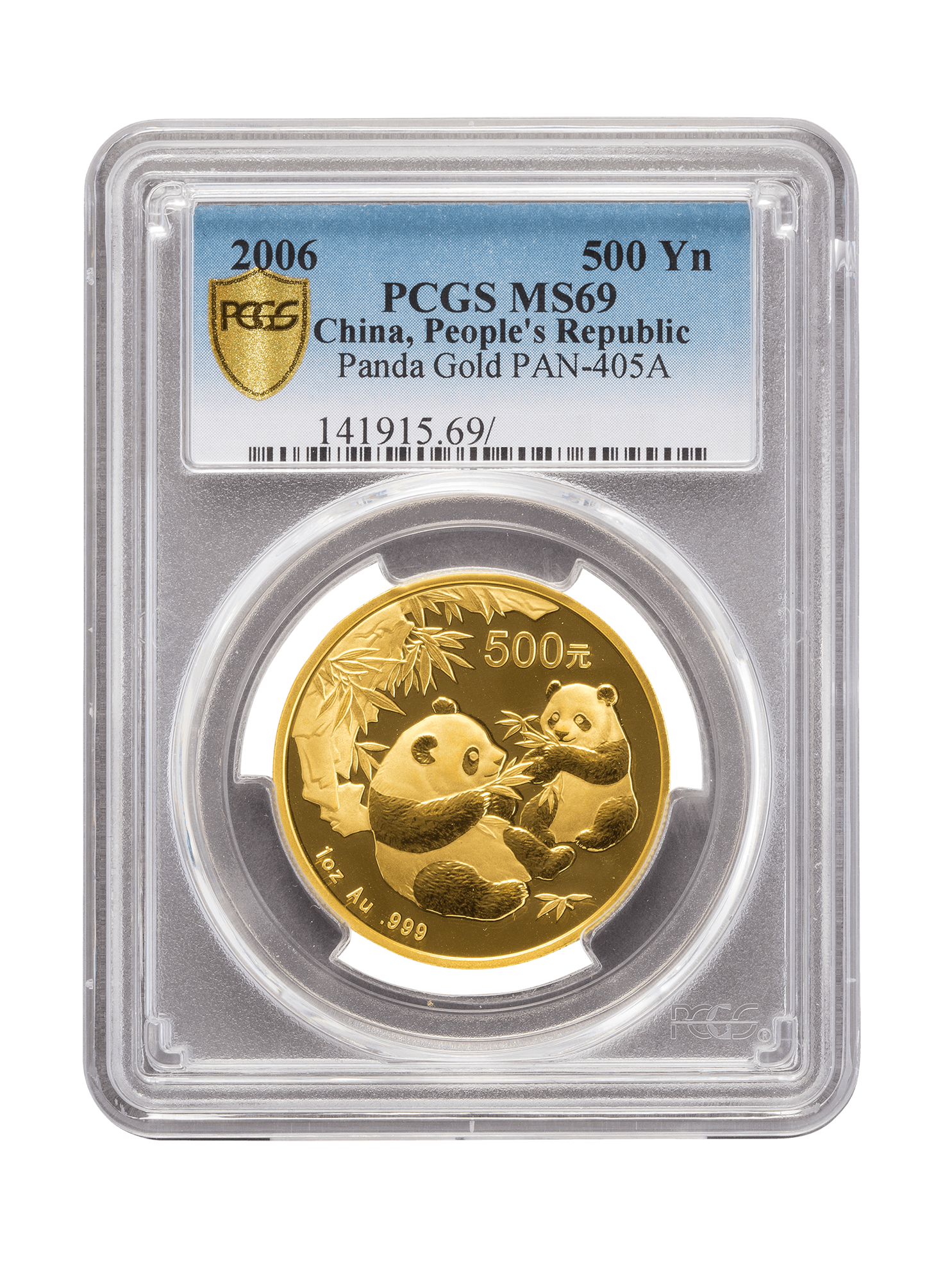 PCGS 2006 1oz Gold Chinese Panda MS69