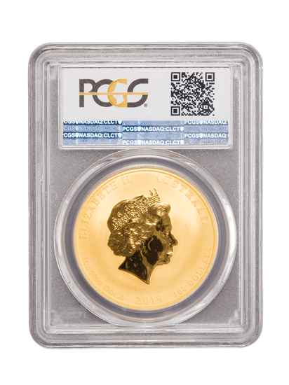 PCGS 2019 1oz Gold Australian Lunar I 'Year of the Pig' MS70