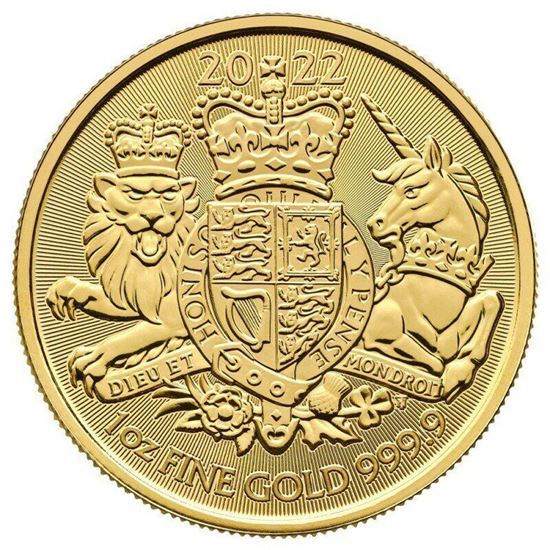 2022 1oz UK Coat of Arms Gold Coin