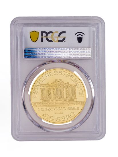 PCGS 2022 1oz Gold Austrian Philharmonic MS70
