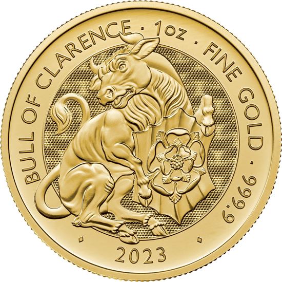 2023 1oz UK Tudor Beast 'Bull of Clarence' Gold Coin
