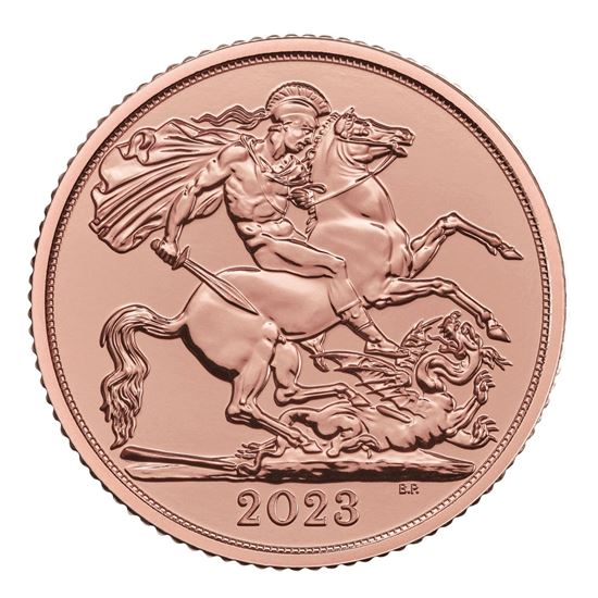 2023 22k Gold UK Coronation Sovereign - KCIII