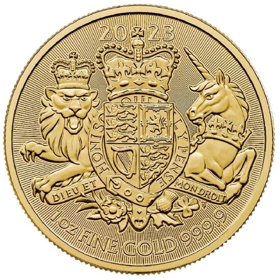 2023 1oz UK Coat of Arms Gold Coin