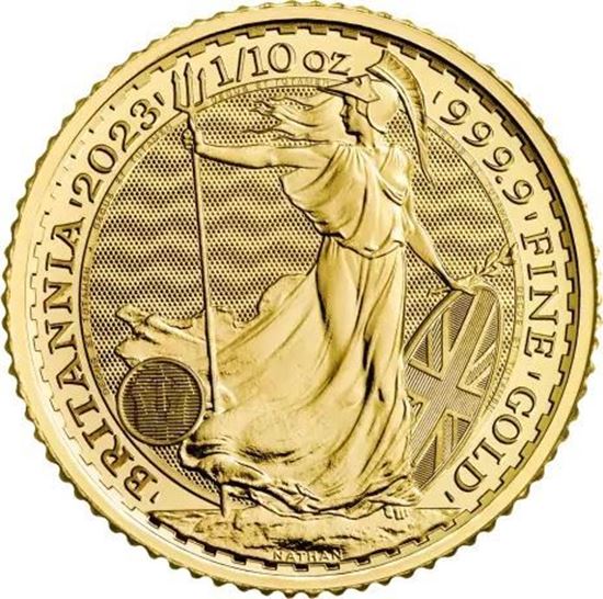 2023 1/10oz UK Britannia (KCIII) Gold Coin