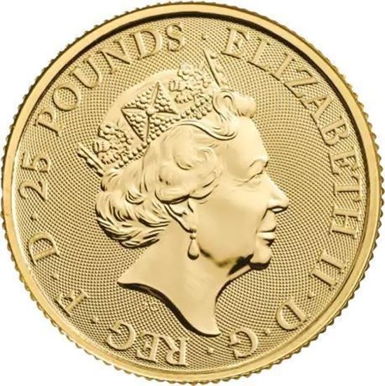 2024 1/4oz UK Tudor Beast 'Seymour Unicorn' Gold Coin