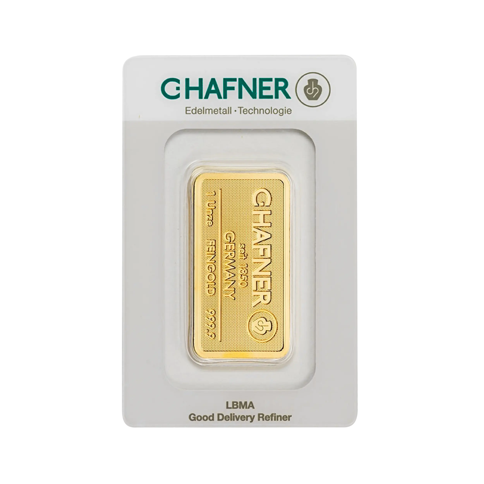 C.Hafner 1oz Gold Bar
