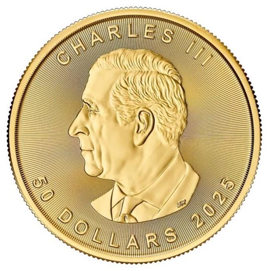 2025 1oz Canadian Maple Leaf Gold Coin