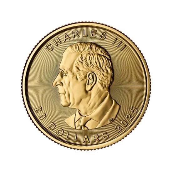 2025 1/2oz 24k Gold Canadian Maple Leaf
