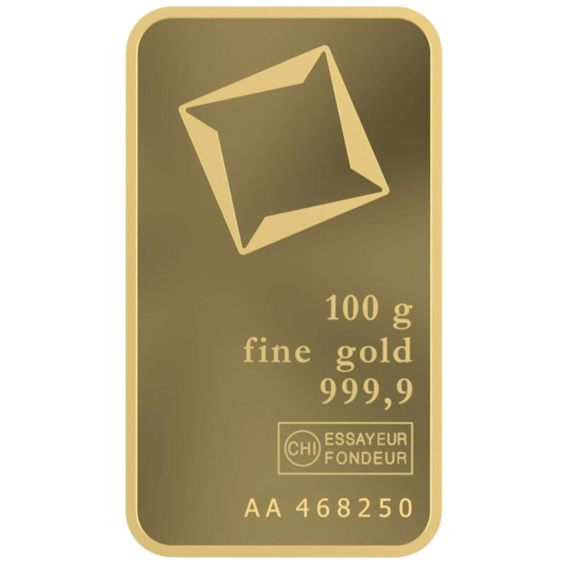 100g Gold Bar Valcambi