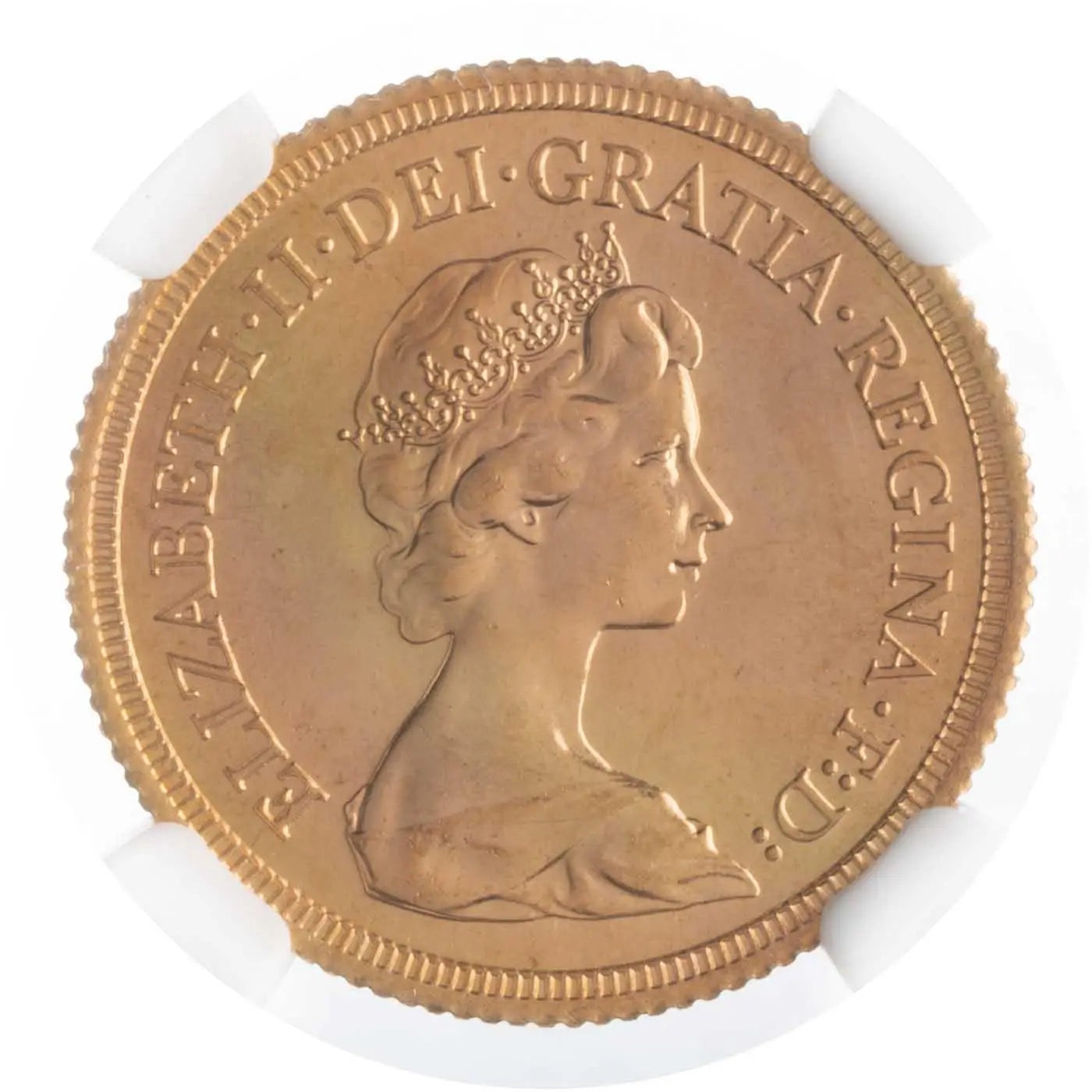 1979 Elizabeth II Gold Graded Sovereign NGC MS-66 Coin