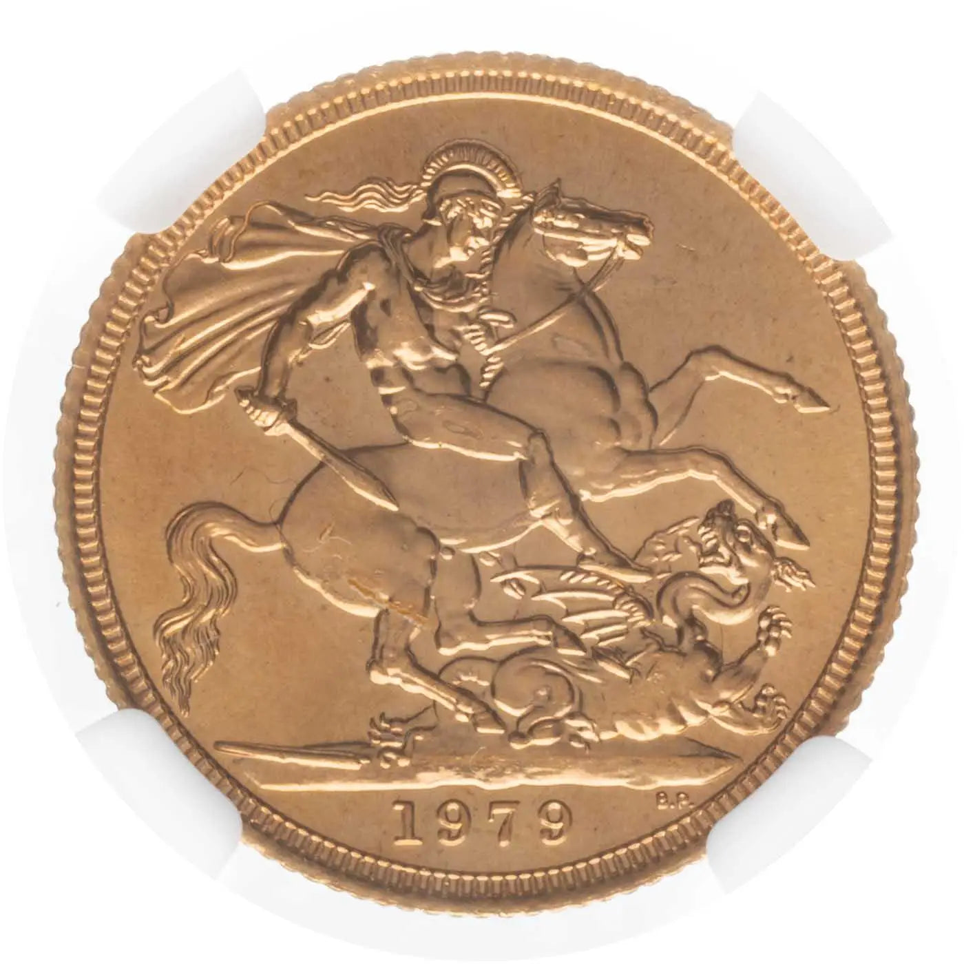 1979 Elizabeth II Gold Graded Sovereign NGC MS-66 Coin