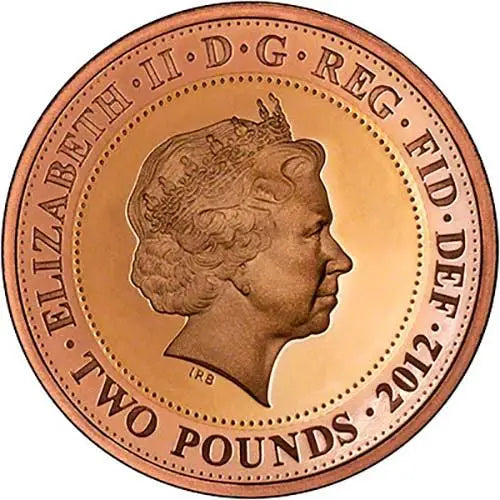 2012 Olympic Handover £2 Gold Proof Coin (Box & COA)