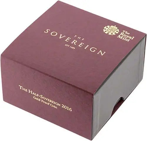 2016 Half Sovereign Gold Proof James Butler Portrait (Box & COA)