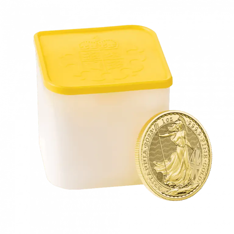 1oz Gold Britannia KCIII Coins 2024 – MonsterBox (100 Coins)