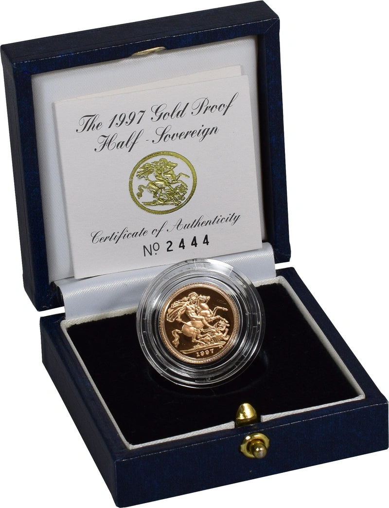 1997 Half Sovereign Gold Proof (Box & COA)