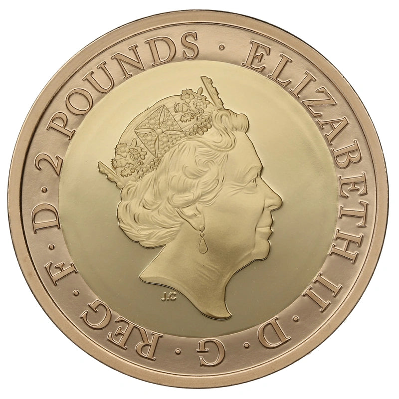 2018 RAF Sea King Helicopter £2 Gold Proof Coin (Box & COA)