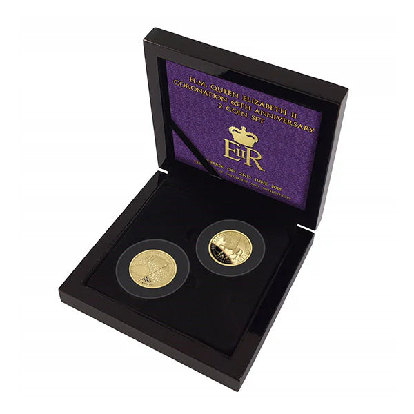 2 x £25 Coronation Sovereign Twin Set
