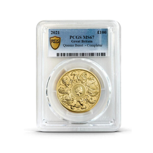 PCGS Certified Queens Beast – Completer 2021 MS67