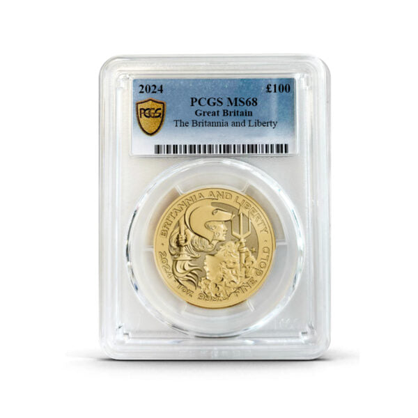 PCGS Certified The Britannia and Liberty 2024 MS68