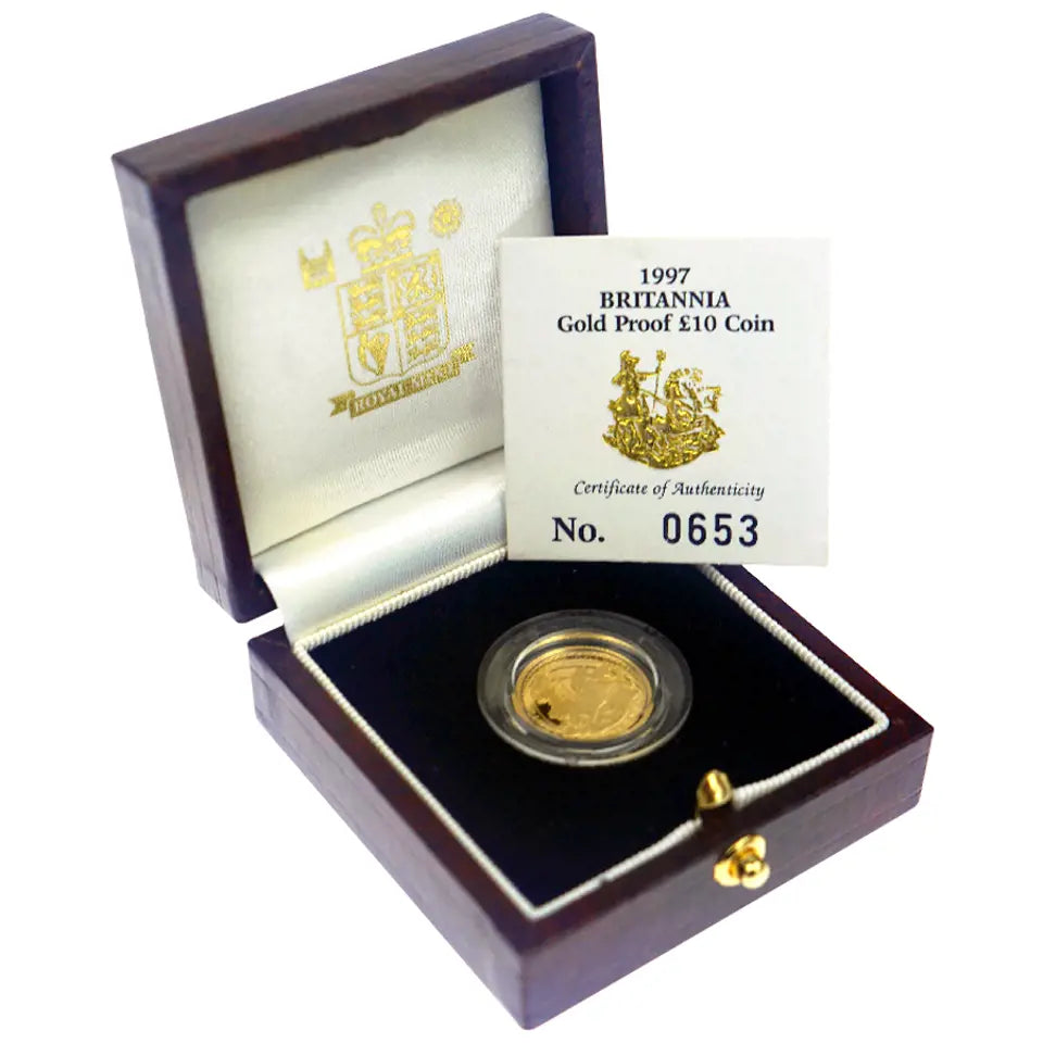 britannia proof gold coin