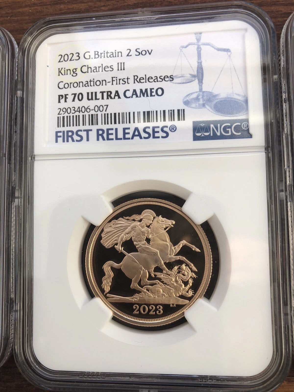 2023 Charles III Coronation Sovereign Five-Coin Gold Proof Set NGC Certificated