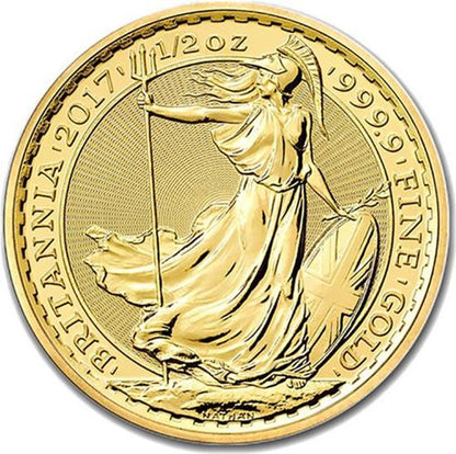 1/2oz UK Britannia - Varied Years