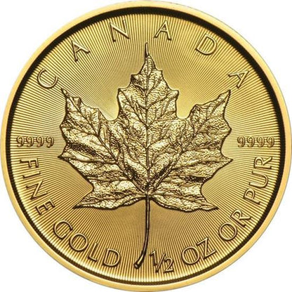 1/2oz Canadian Maple Leaf - Varied Years