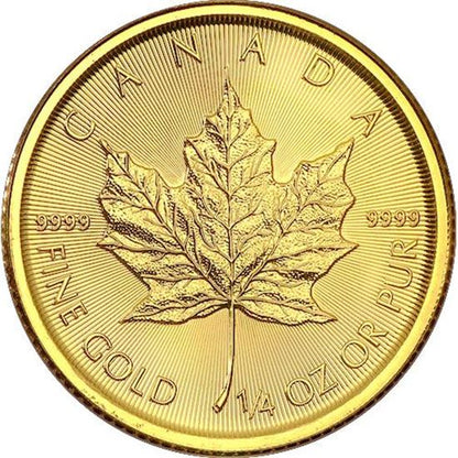 1/4oz Canadian Maple Leaf - Varied Years