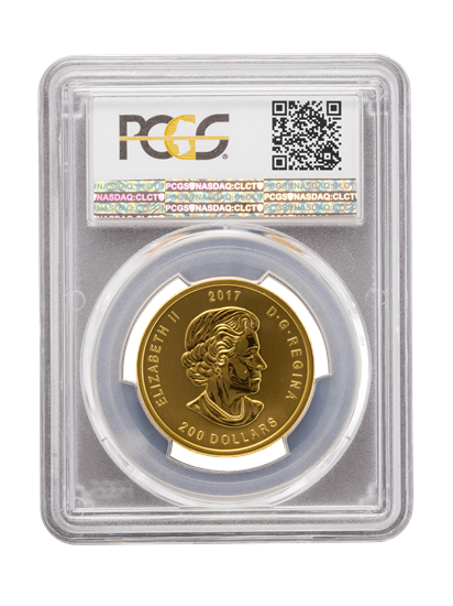 PCGS 2017 1oz Gold Call of the Wild 'Elk' MS69