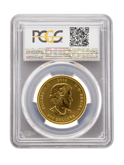 PCGS 2016 1oz Gold Grizzly Bear MS68