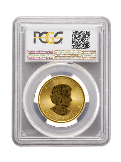 PCGS 2018 1oz Gold Canadian Maple Leaf MS67
