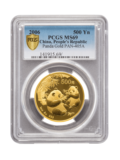 PCGS 2006 1oz Gold Chinese Panda MS69