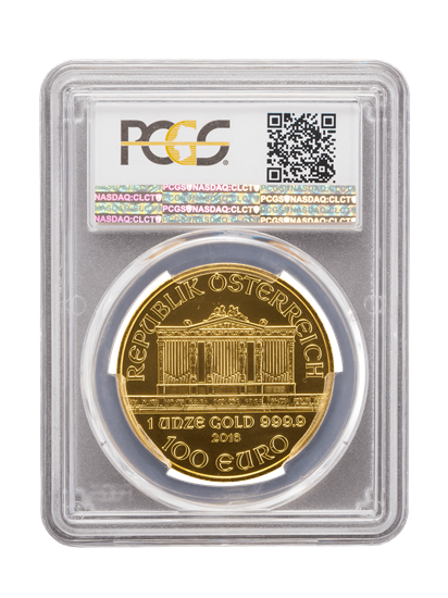 PCGS 2016 1oz Gold Austrian Philharmonic MS68