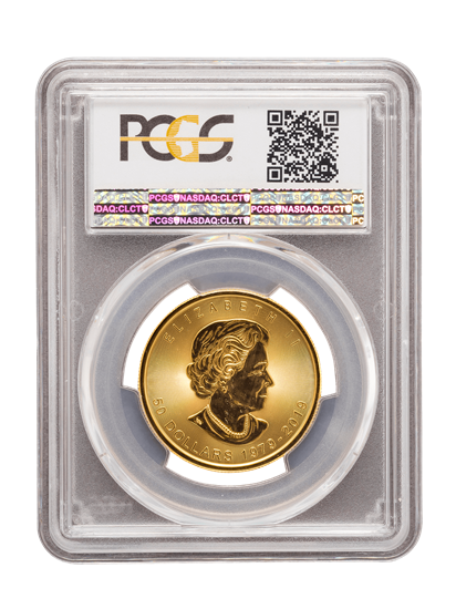 PCGS 2019 1oz Gold '40th Anniversary' Maple Leaf MS67