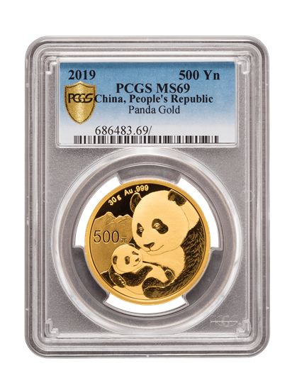 PCGS 2019 1oz Gold Chinese Panda MS69