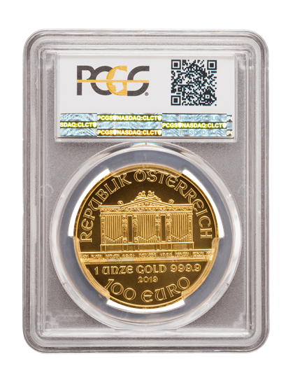 PCGS 2019 1oz Gold Austrian Philharmonic MS68