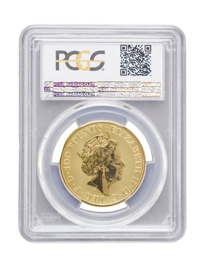 PCGS 2020 1oz Gold Queen's Beast 'White Lion' MS69