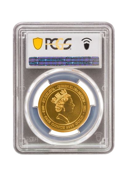 PCGS 2021 1oz 24k Gold UK Queen's Virtue 'Victory' MS69