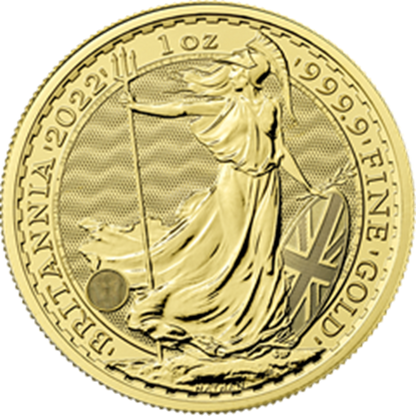 2022 1oz UK Britannia Gold Coin