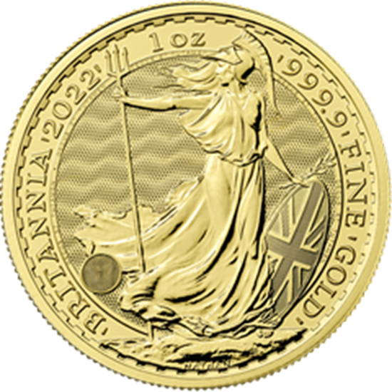 2022 1oz UK Britannia Gold Coin
