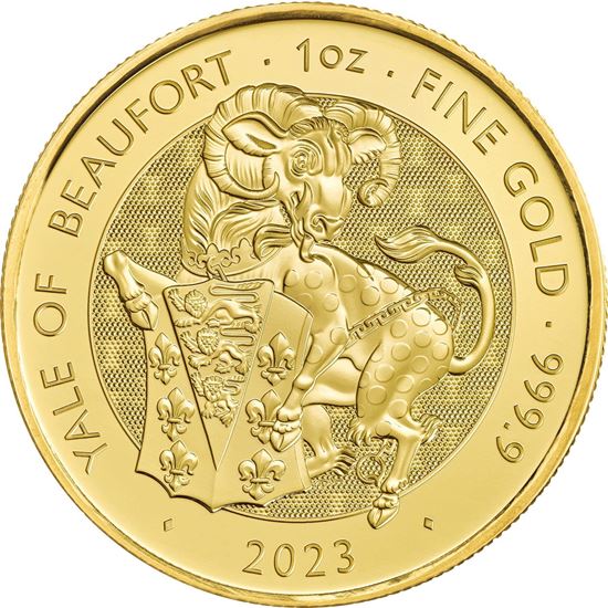 2023 1oz 24k Gold UK Tudor Beast 'Yale of Beaufort'