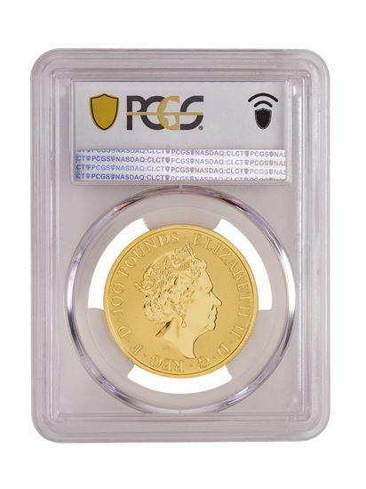 PCGS 2023 1oz Gold Tudor Beast 'Yale' MS69