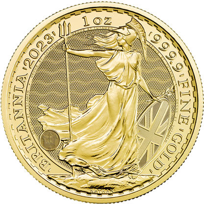 2023 1oz UK Britannia QEII Gold Coin