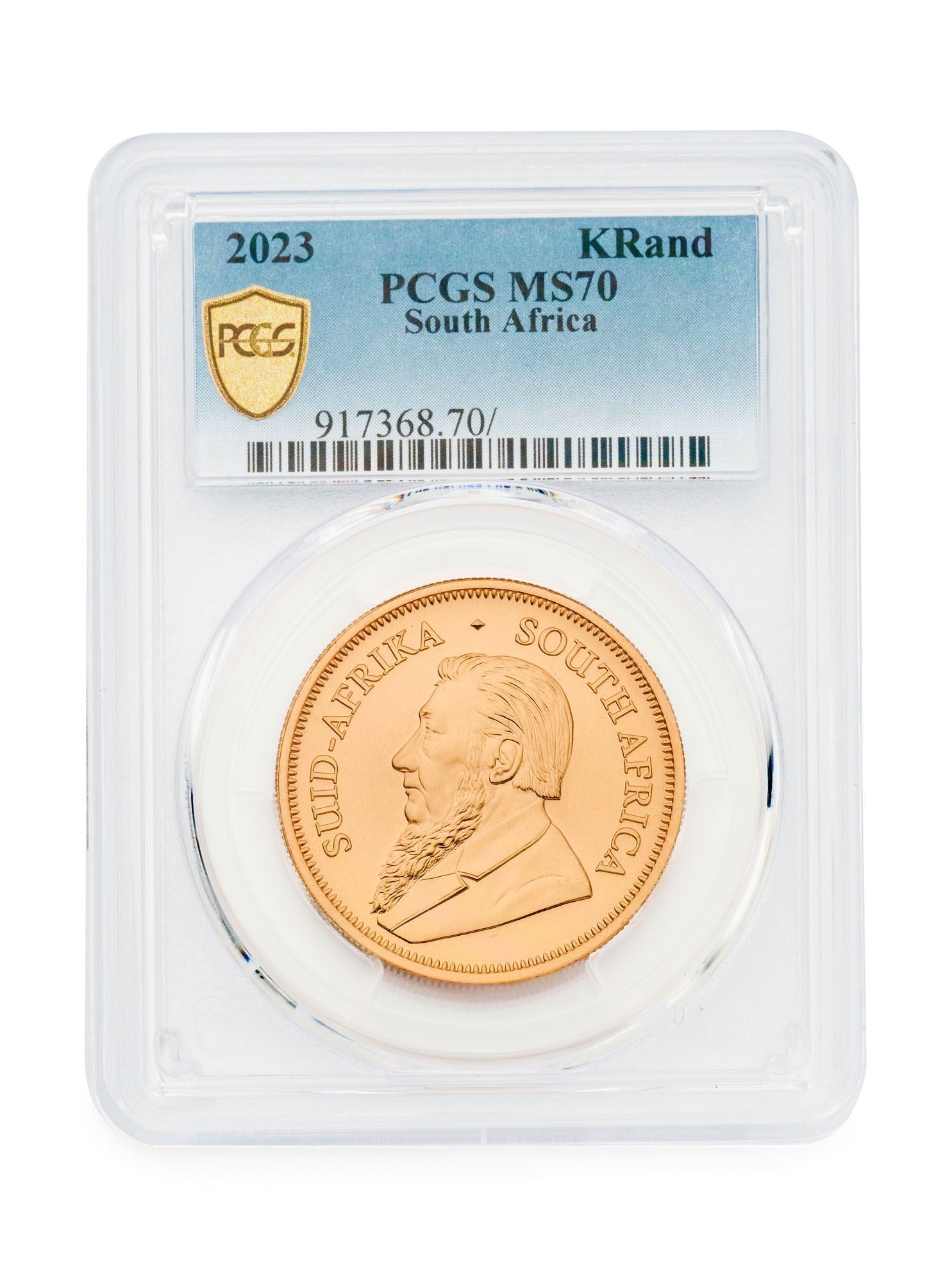 PCGS 2023 1oz Gold South African Krugerrand MS70
