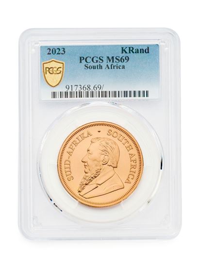 PCGS 2023 1oz Gold South African Krugerrand MS69