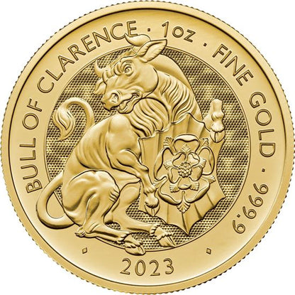 2023 1oz UK Tudor Beast 'Bull of Clarence' Gold Coin