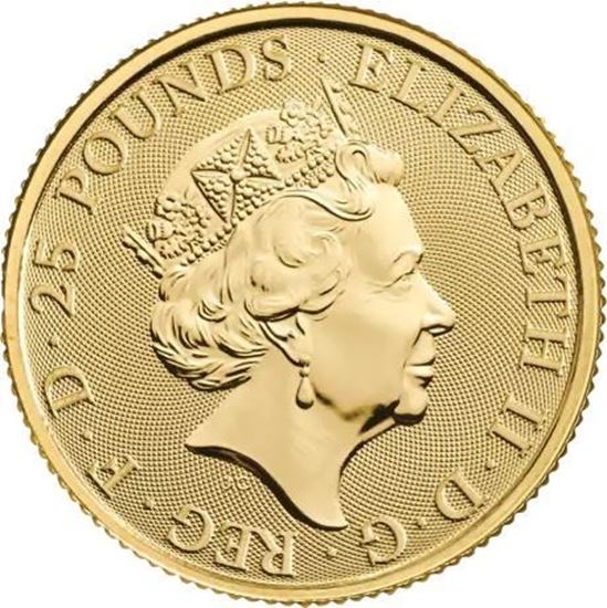 2023 1/4oz UK Tudor Beast 'Yale of Beaufort' Gold Coin